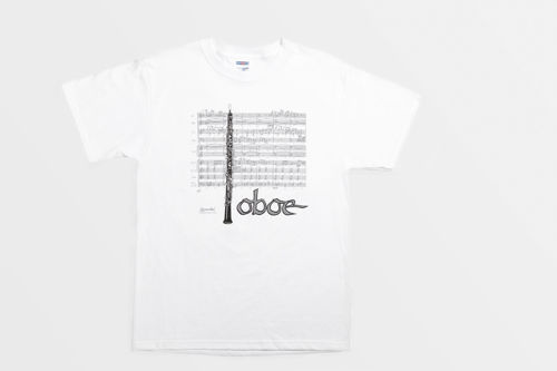 T-Shirt - Musical Score With Oboe