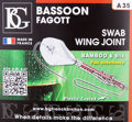  Bassoon Swab For Wing Joint, BG, Bamboo And Silk