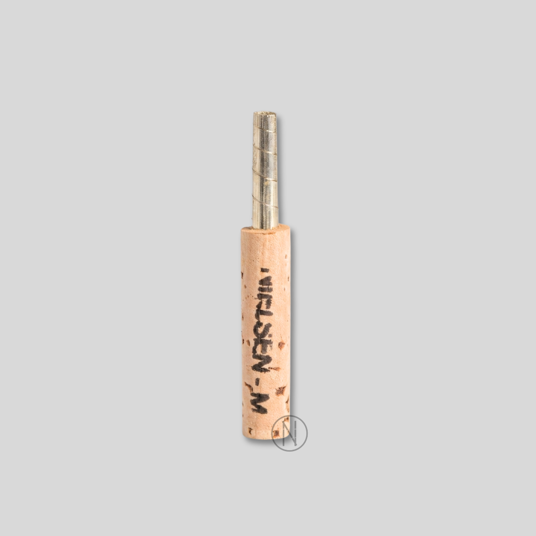 47 mm Silver "Nielsen" Oboe Staple, Natural Cork Nielsen Woodwinds Store