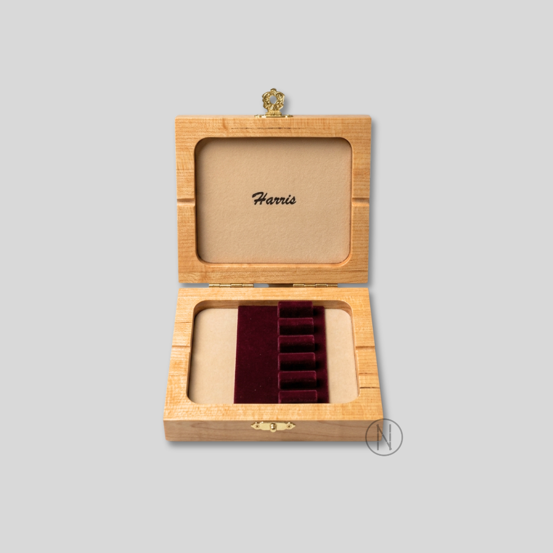 English Horn Wood Reed Case for 5 - Image 2