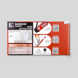 Bassoon Swab for Bottom Joint, BG, Microfiber Nielsen Woodwinds Store