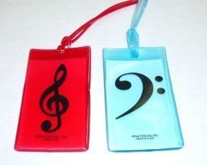 Colored Clef Tag Edmund Nielsen Woodwinds Store