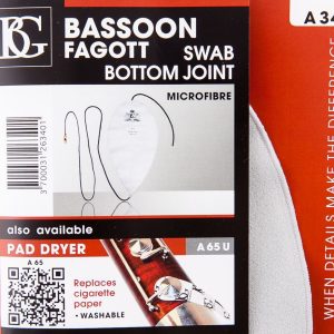 Bassoon Swab for Bottom Joint, BG, Microfiber Edmund Nielsen Woodwinds Store